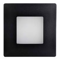 Greenlux DECENTLY IP44 Black 1.7W WW 100lm - Nástěnné vestavné LED svítidlo GXLL353 GXLL353