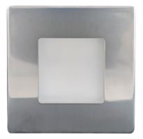 Greenlux DECENTLY IP44 Nickel 1.7W WW 100lm - Nástěnné vestavné LED svítidlo GXLL354