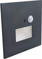 Greenlux JACK PIR Blue grey 1,5W CCT 75/120lm - Nástěnné vestavné LED svítidlo s PIR pohybovým senzorem GXLL095