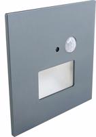Greenlux JACK PIR Pearl grey 1,5W CCT 75/120lm - Nástěnné vestavné LED svítidlo s PIR pohybovým senzorem GXLL094