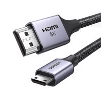 HDMI mini kabel - HDMI Ugreen HD163 8K 2m - šedý 6941876215157