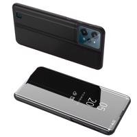 Hurtel Clear View Pouzdro Realme C31 flipové černé 9145576266816