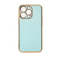 Hurtel Lighting Color pouzdro pro Xiaomi Redmi Note 11 gelové pouzdro se zlatým rámečkem mint 5907769343308
