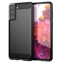 Hurtel Ohebné pouzdro Carbon Case Samsung Galaxy S21+ 5G (S21 Plus 5G) černé 9111201924796