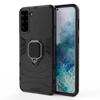 Hurtel Pancéřové hybridní pouzdro Ring Armor + magnetický držák Samsung Galaxy S22+ (S22 Plus) černé 9145576245095