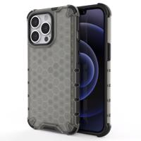 Hurtel Pancéřové pouzdro Honeycomb s gelovým rámečkem iPhone 13 Pro černé 5907769326776