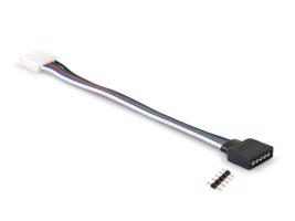 ID3 Adaptér samice - 5PIN + adaptér PIN RGBW 10mm 5PIN