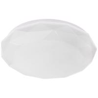 Idealed Plafon LED Svítidlo stropní Miami 18W IP44 4000K Bílé kruhové Diamant 33cm IDEAOPR2110
