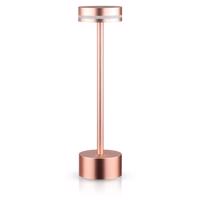 Interlook ATL08-MĚĎ | LED stolní lampa | Moderní noční lampa s vestavěnou baterií 4819 4819