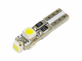 Interlook Auto LED žárovka W2W W1,2W T5 R5 3 SMD 1210 Bílý zimny 12V 816-51