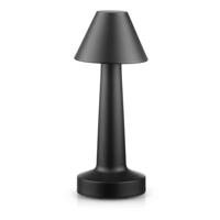 Interlook HJA12-ČERNÁ | Bezdrátová stolní lampa | Dotyková noční lampa s nastavitelnou barvou světla | USB světlo 4793 4793