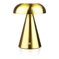 Interlook HJA24-GOLD | Stolní lampa s vestavěnou baterií | Noční lampa se třemi barvami světla | Atmosférická lampa do hotelu nebo restaurace 4826 4826