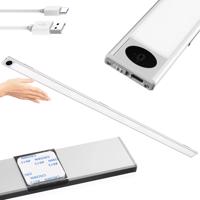 Interlook HSL-S80CM-STŘÍBRNÁ | Nábytkové svítidlo s pohybovým senzorem | Bezdrátová noční lampa se senzorem | LED podskříňkové svítidlo 80 cm 4432 4432