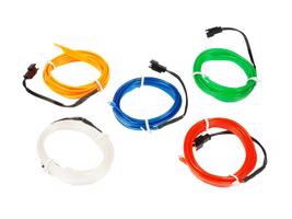 Interlook LED kabel 3m Ambient Light EL Wire s inventerem 12V, MODRÝ IL934