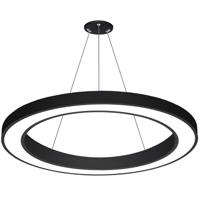 Interlook LPL-004 | Závěsné LED stropní svítidlo 60W | kolo | hliník | CCD nebliká | Φ100x6 Černá 2535-160 2535-160