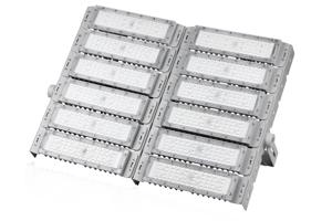 Interlook TMN-600W-STŘÍBRNÁ | Profesionální halogenová LED | Výkonné osvětlení sportovních hal, továren, domů | Hliníková lampa | Světlomet s nastavitelnou rukojetí 4582 4582