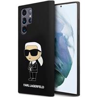 Karl Lagerfeld Silikonové pouzdro Ikonik pro Samsung Galaxy S24 Ultra - černé 3666339242312
