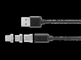 Krüger&Matz Kruger&Matz magnetický kabel USB (micro USB, USB typu C a Lightning)