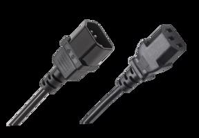 Lechpol Síťový napájecí kabel počítače 5m prodlužovací kabel