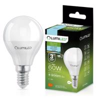 LED žárovka LED E14 P40 8W = 60W 806lm 6500K Studená bílá 180° LUMILED