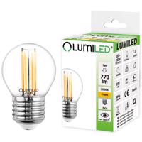 LED žárovka LED E27 P45 Filament 7W = 60W 806lm 3000K Teplá bílá 360° LUMILED