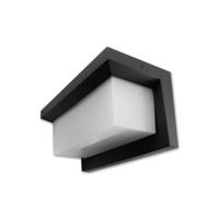 LED21 Přisazené venkovní svítidlo M6 12W s mikrovlným čidlem , černé, 1080lm, Neutrální bílá LS024