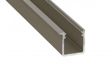 LEDLabs LUMINES LED profil typ J inox eloxovaný 2,02m 10-0000-99