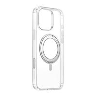 Magnetické pouzdro se stojánkem Baseus SkyRing 360° iP16 Pro (průhledné) 074002