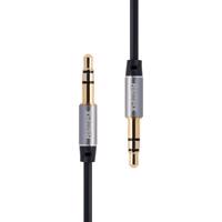 Mini jack 3,5 mm AUX kabel Remax RL-L1001m (černý)