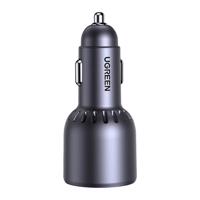 Nabíječka do auta Ugreen EC703, USB + 2x USB-C, 75W (černá) 066654