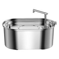Nerezová fontána / pítko pro psy a kočky 3,2 l Rojeco 064814