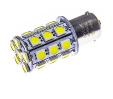 OPTICON LED auto žárovka LED BA15S PREMIUM 10-30V 27 SMD 5050 Studená bílá 12V