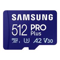 Paměťová karta Samsung Pro PLUS microSDXC 512GB 180/130 MB/s UHS-I U3 (MB-MD512SA/EU) 066336