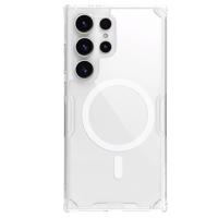 Pancéřové pouzdro Nillkin Nature Pro s magnetickým kroužkem pro Samsung Galaxy S24 Ultra - bílé 6902048272842