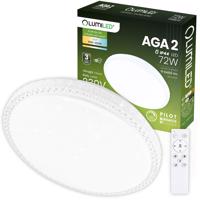 Plafon LED Svítidlo stropní přisazené AGA2 72W IP44 CCT Bílý kruhové 50cm + Ovladač LUMILED