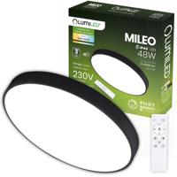 Plafon LED Svítidlo stropní přisazené MILEO 48W IP44 CCT Bílý kruhové 40cm + Ovladač LUMILED