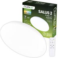 Plafon LED Svítidlo stropní přisazené SALUS2 48W IP44 CCT Bílý kruhové 40cm + Ovladač LUMILED