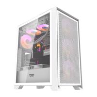 Počítačová skříň Darkflash DRX70 MESH (bílá) + 4 ventilátory RGB