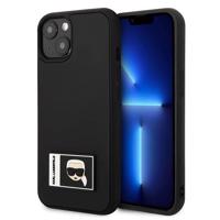 Pouzdro Karl Lagerfeld Ikonik Patch pro iPhone 13 mini - černé 3666339049645