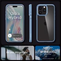 Pouzdro Spigen Crystal Hybrid pro iPhone 15 Pro Max - čiré modré 8809896747561