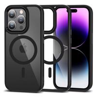 Pouzdro Tech-Protect MagMat MagSafe pro iPhone 15 Pro - průhledné černé