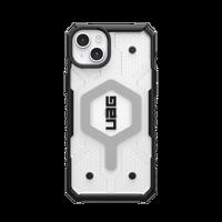 Pouzdro UAG Pathfinder MagSafe pro iPhone 15 Plus - průhledné 114311114343