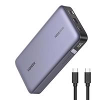 Powerbanka 25000mAh Ugreen PB205, USB + 2x USB-C, 145W PD (šedá) 063767 063767