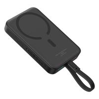 Powerbanka Baseus Magnetic Mini MagSafe 10000mAh 30W s integrovaným kabelem USB-C - černá + kabel Baseus Simple Series USB-C - USB-C 60W 0,3 m 6932172642785 6932172642785
