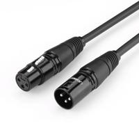 Prodlužovací audio kabel Ugreen mikrofonní kabel XLR (samice) - XLR (samec) 2 m (AV130) 6957303802432