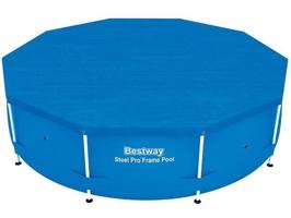 Rámová plachta na bazén 305cm -BESTWAY černá