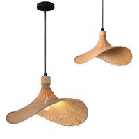 Rea BAMBUSOVÁ ZÁVĚSNÁ LAMPA APP1642-1CP 30cm OSW-05140