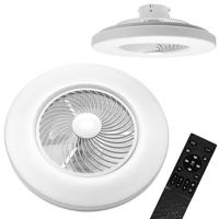 Rea Lustr s lampou ventilátoru APP1551-C Bílá OSW-05180