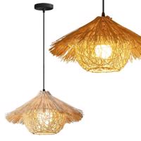 Rea STROPNÍ ZÁVĚSNÉ SVÍTIDLO BOHO NATURAL APP1636-1CP OSW-05109