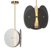 Rea Závěsné svítidlo black APP1675-CP Round OSW-06406